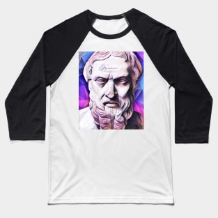 Herodotus pink Portrait | Herodotus Artwork 8 Baseball T-Shirt